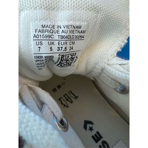 Converse Chuck Taylor All Star Lift Platform High Hearts Love Women's Sz 7 - Picture 5 of 6